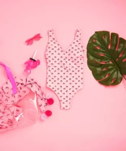 Lolli Swim X Hello Kitty One Piece: Pink Characters