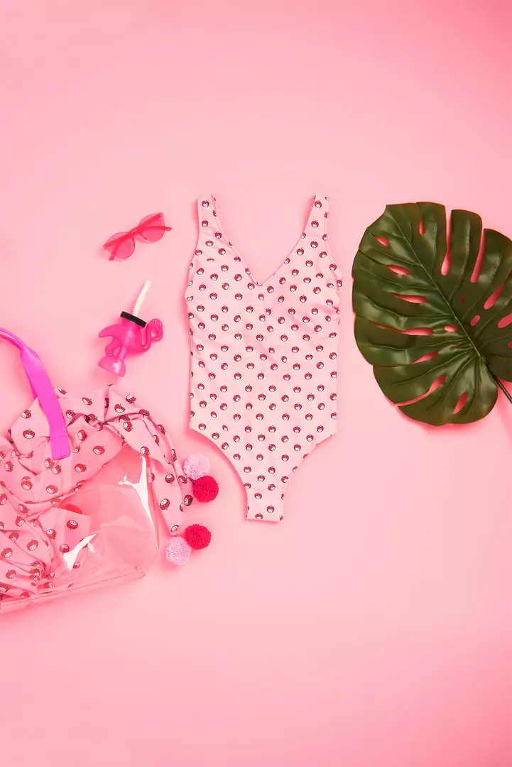 Lolli Swim X Hello Kitty One Piece: Pink Characters 3 Lolli Swim X Hello Kitty One Piece: Pink Characters