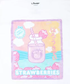 Printful Hello Kitty Strawberry Milk Bottle Tee