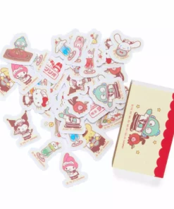 Japan Original Hello Kitty & Friends Cafe Sticker Flakes
