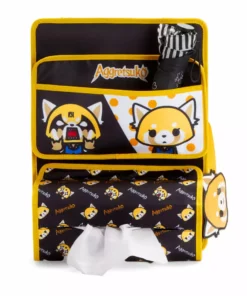 Global Original Aggretsuko Car Seat Back Pocket Characters
