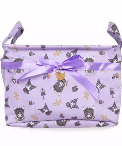 Global Original Kuromi Fabric Storage Bin (Royal Princess Series) New