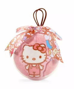 Global Original New Hello Kitty Globe Ornament With Removable Plush