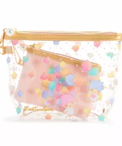 Global Original LittleTwinStars Zipper Pouch Set (Carnival Balloons) Characters