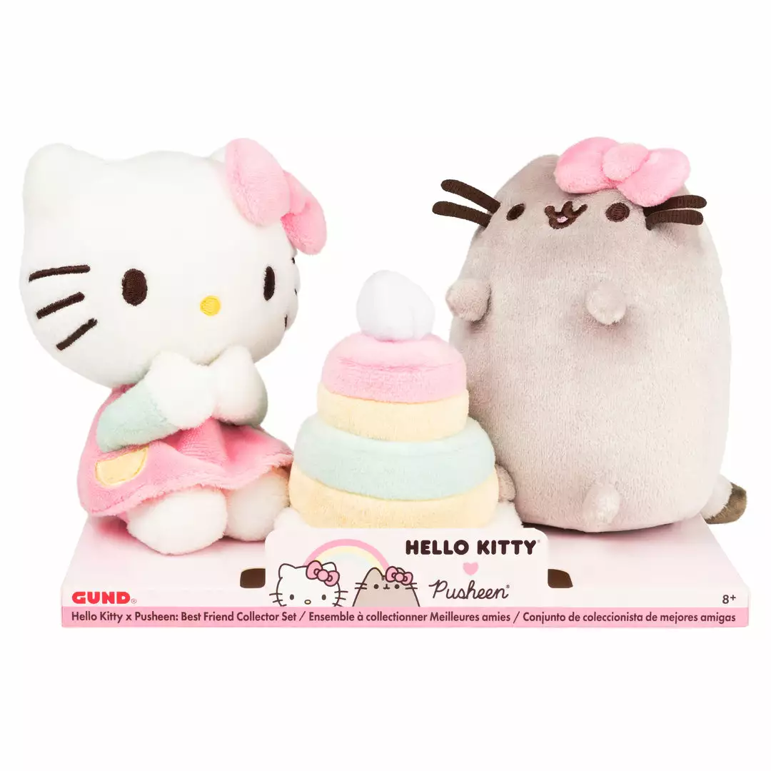 Gund/Spin Master Hello Kitty X Pusheen Best Friend Collector Set Characters 4 Gund/Spin Master Hello Kitty X Pusheen Best Friend Collector Set Characters
