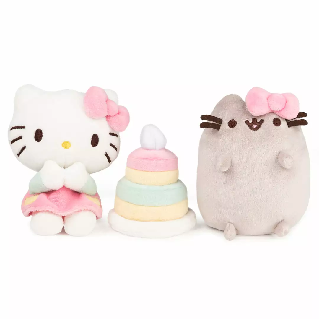 Gund/Spin Master Hello Kitty X Pusheen Best Friend Collector Set Characters 5 Gund/Spin Master Hello Kitty X Pusheen Best Friend Collector Set Characters