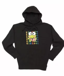 Printful Characters Keroppi Watashi Wa Unisex Hoodie
