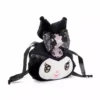 Japan Original New Kuromi Black Bow Drawstring Bag (Romiare Series)