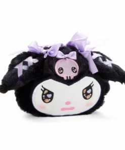 Japan Original New Kuromi Lavender Bow Drawstring Bag (Romiare Series)