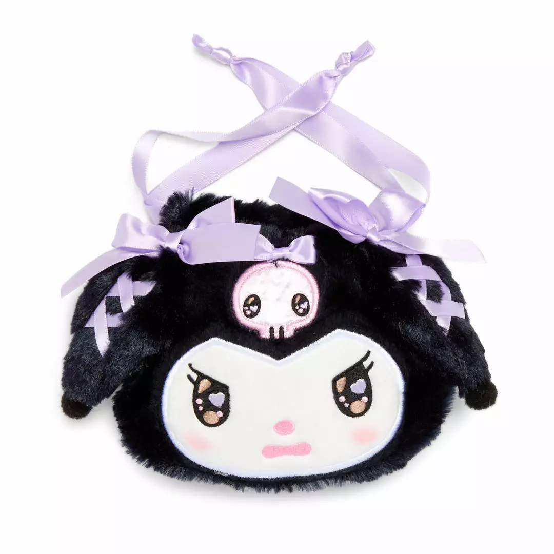 Japan Original New Kuromi Lavender Bow Drawstring Bag (Romiare Series) 4 Japan Original New Kuromi Lavender Bow Drawstring Bag (Romiare Series)