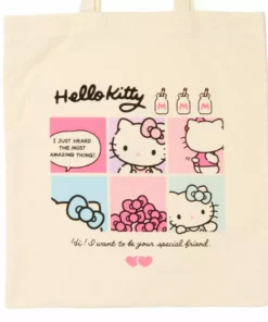 Japan Original Hello Kitty Multi-Panel Tote