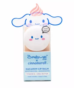 Characters Cinnamoroll X The Crème Shop Macaron Lip Balm (Peach Mousse)