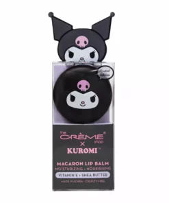 Home Kuromi X The Crème Shop Macaron Lip Balm (Raspberry Cream)