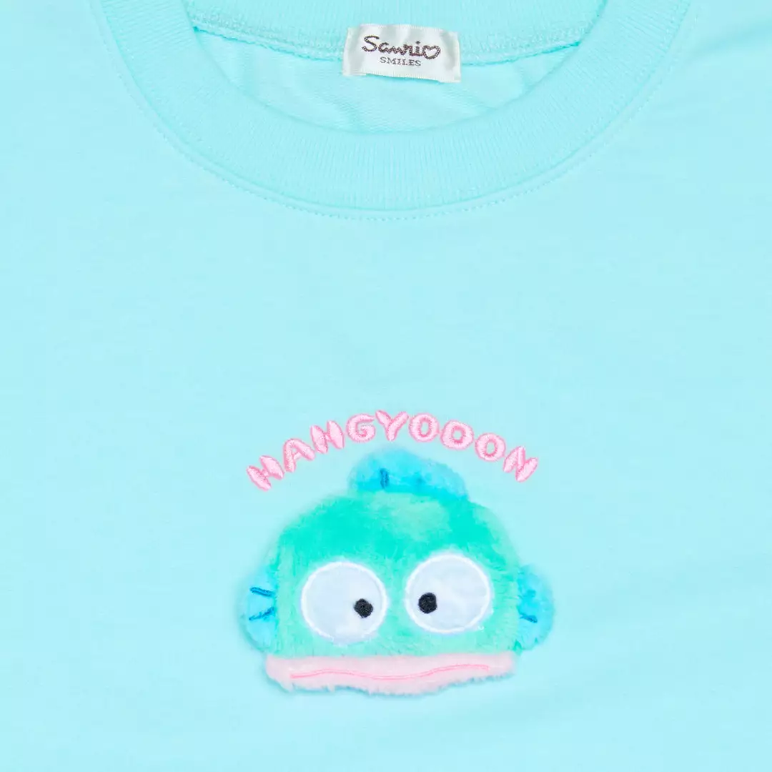 Japan Original Hangyodon Applique Sweatshirt Characters 4 Japan Original Hangyodon Applique Sweatshirt Characters