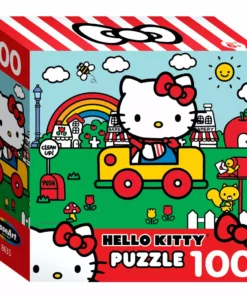 Cra-Z-Art Hello Kitty Driving Around Town 100-Piece Puzzle Characters