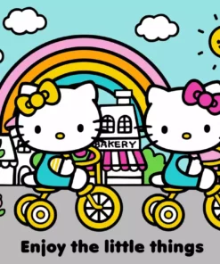 Cra-Z-Art Hello Kitty And Mimmy Bike Ride 100-Piece Puzzle Characters