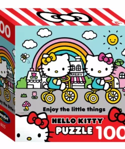 Cra-Z-Art Hello Kitty And Mimmy Bike Ride 100-Piece Puzzle Characters