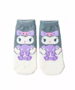 Sanrio Kuromi Cozy Face Socks Bags+