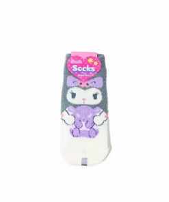 Sanrio Kuromi Cozy Face Socks Bags+