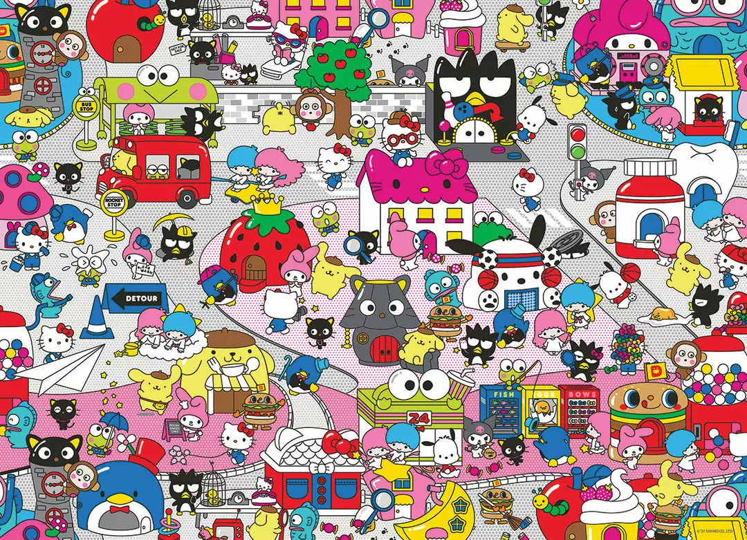 Cra-Z-Art Hello Kitty And Friends Welcome To Sanrio Town 1000-Piece Puzzle 4 Cra-Z-Art Hello Kitty And Friends Welcome To Sanrio Town 1000-Piece Puzzle