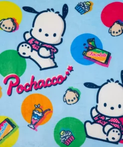 Global Original New Pochacco Fleece Blanket (Snack Time Series)