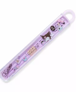 Japan Original New Kuromi Chopsticks With Case (Sweets Series)