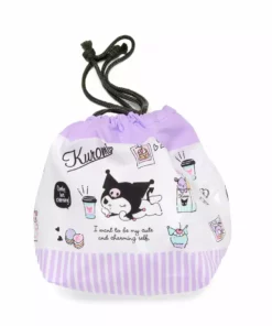 Japan Original Kuromi Drawstring Lunch Bag (Sweets Series)