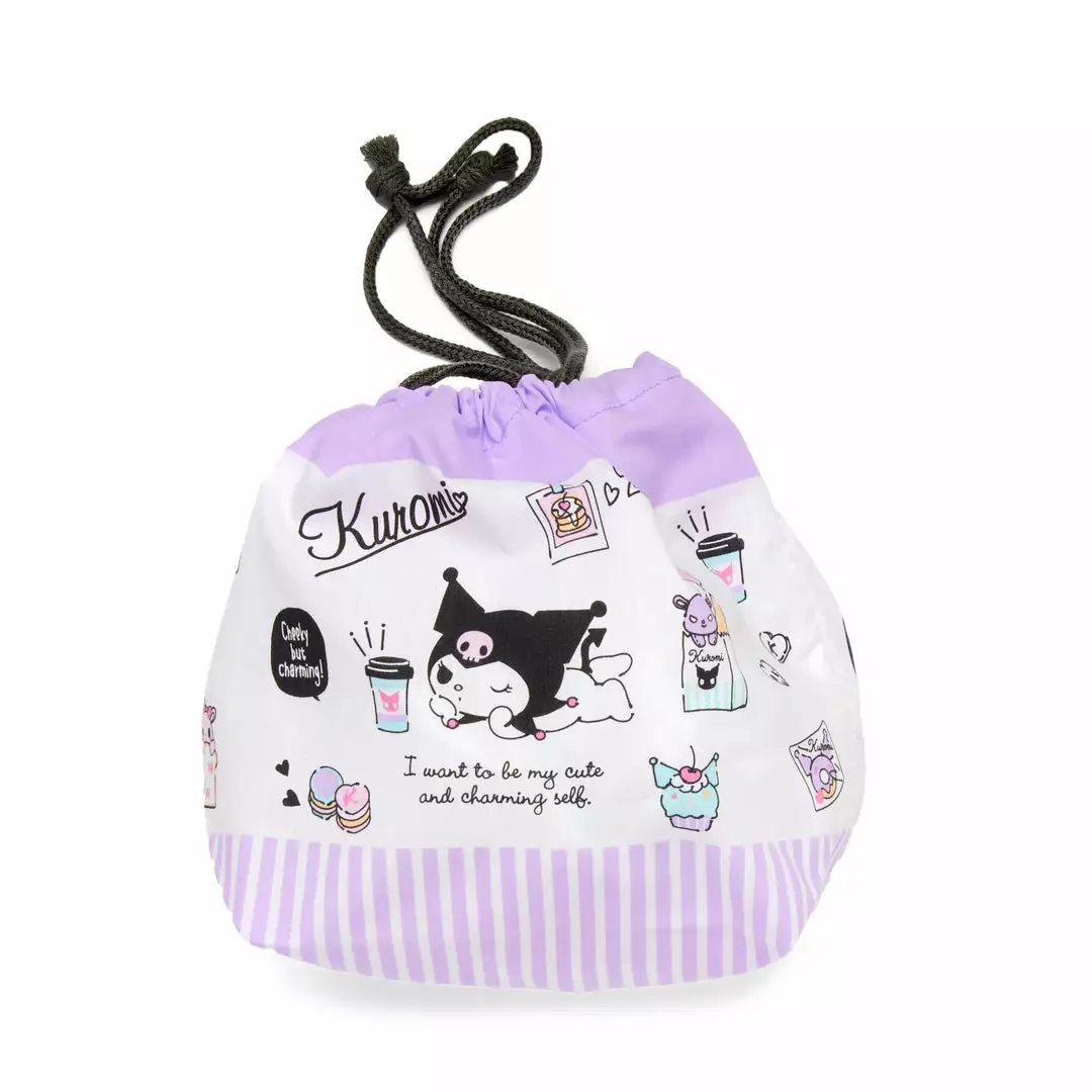 Japan Original Kuromi Drawstring Lunch Bag (Sweets Series) 3 Japan Original Kuromi Drawstring Lunch Bag (Sweets Series)