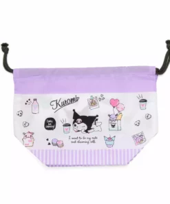 Japan Original Kuromi Drawstring Lunch Bag (Sweets Series)