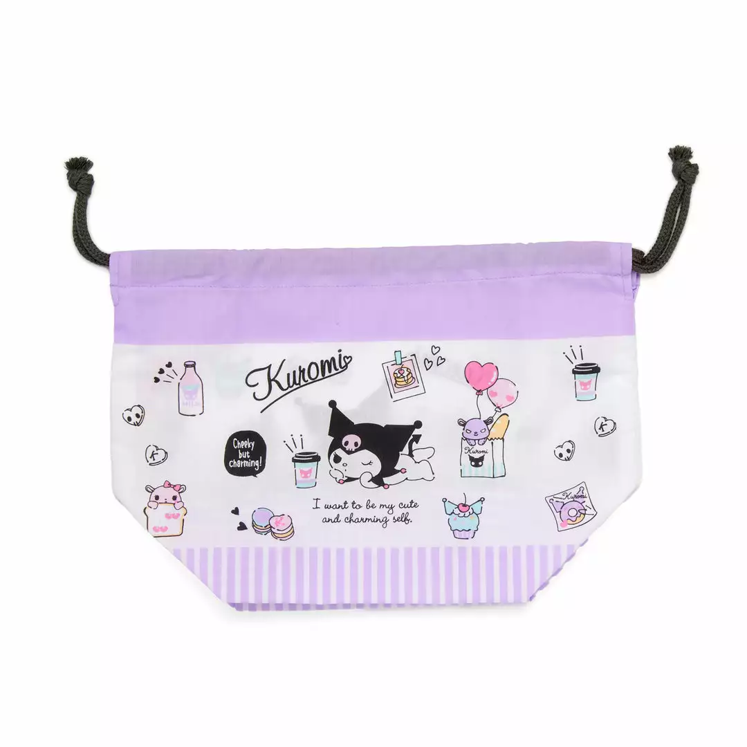 Japan Original Kuromi Drawstring Lunch Bag (Sweets Series) 4 Japan Original Kuromi Drawstring Lunch Bag (Sweets Series)