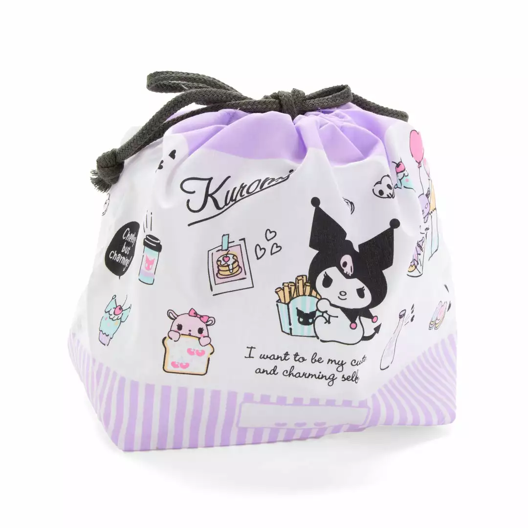 Japan Original Kuromi Drawstring Lunch Bag (Sweets Series) 5 Japan Original Kuromi Drawstring Lunch Bag (Sweets Series)