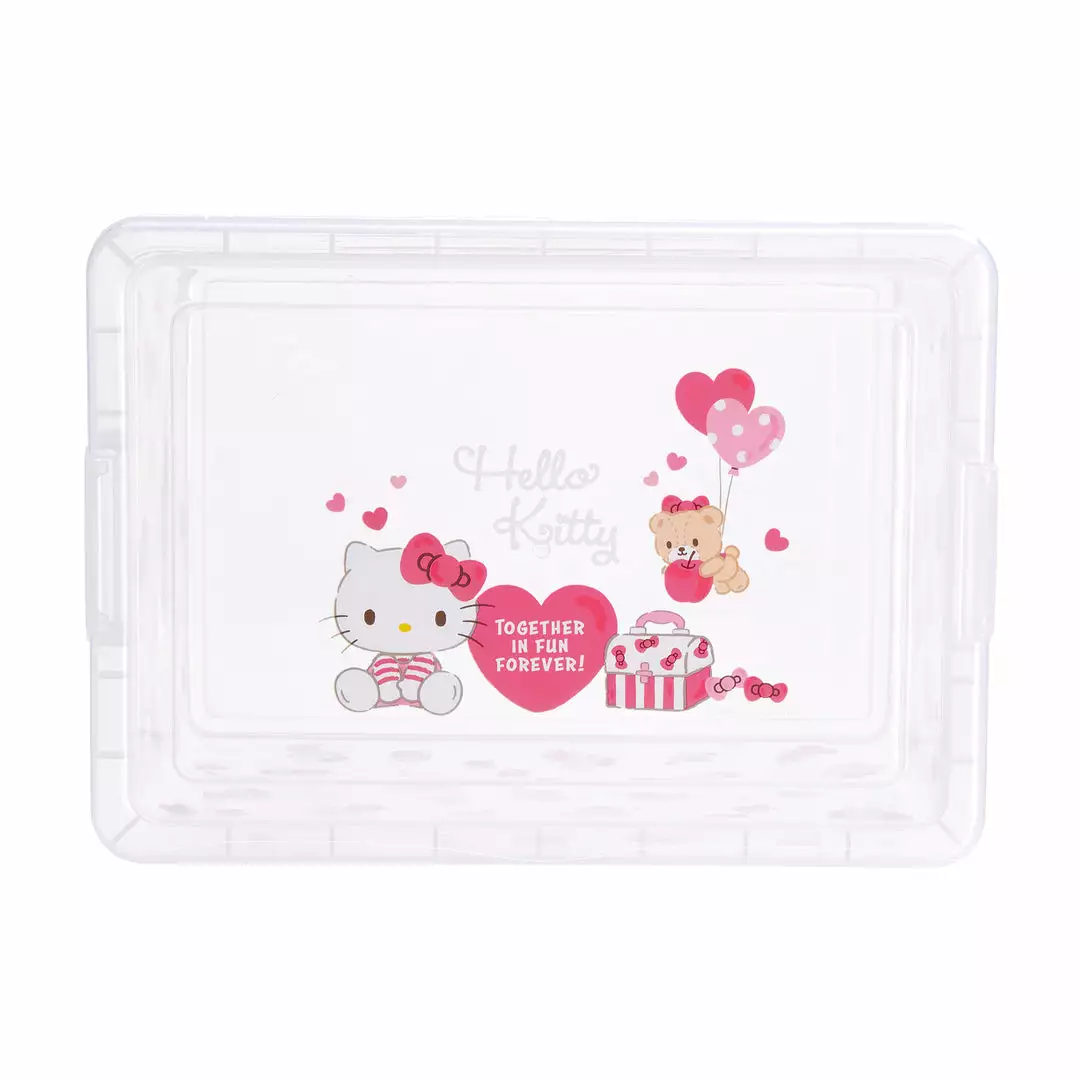Japan Original Home Hello Kitty Storage Bin (L) 4 Japan Original Home Hello Kitty Storage Bin (L)