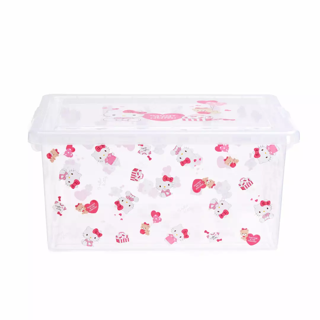 Japan Original Home Hello Kitty Storage Bin (L) 5 Japan Original Home Hello Kitty Storage Bin (L)
