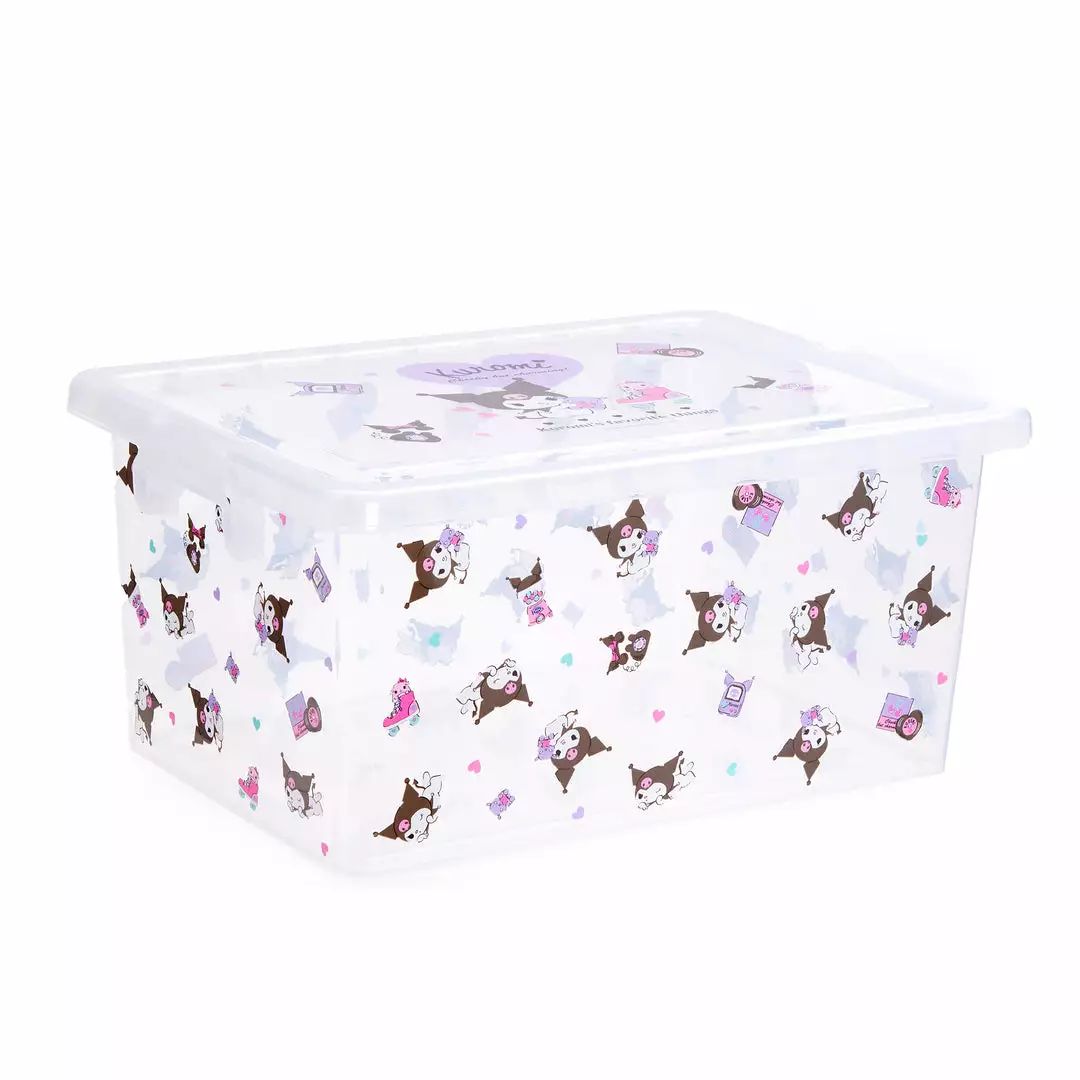 Japan Original Home Kuromi Storage Bin (L) 3 Japan Original Home Kuromi Storage Bin (L)