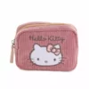 Sanrio Original Hello Kitty Square Pouch (Corduroy Series) Bags+