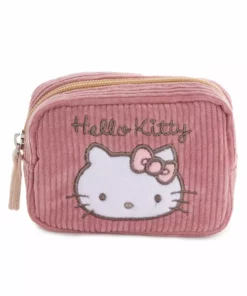 Sanrio Original Hello Kitty Square Pouch (Corduroy Series) Bags+