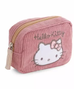 Sanrio Original Hello Kitty Square Pouch (Corduroy Series) Bags+