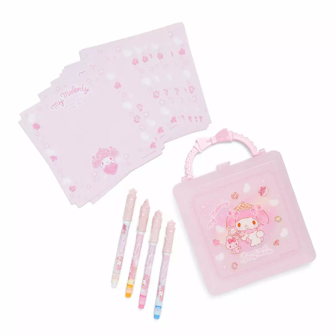 Sanrio New My Melody Memo Sheets & Markers Set 4 Sanrio New My Melody Memo Sheets & Markers Set