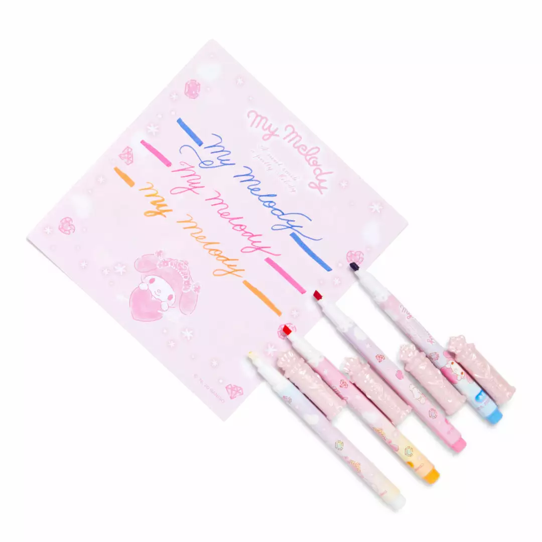 Sanrio New My Melody Memo Sheets & Markers Set 5 Sanrio New My Melody Memo Sheets & Markers Set