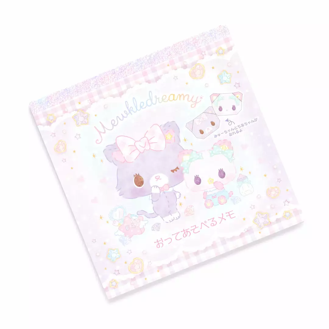 Japan Original Mewkledreamy Origami Memo Pad New 3 Japan Original Mewkledreamy Origami Memo Pad New
