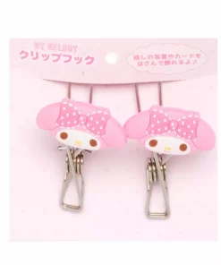 Japan Original My Melody OSHI Grid System Clips (Set Of 2) Characters