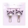 Japan Original Kuromi OSHI Grid System Clips (Set Of 2)