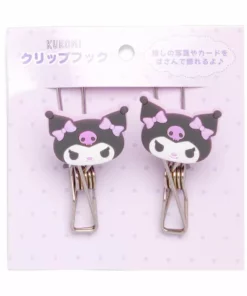 Japan Original Kuromi OSHI Grid System Clips (Set Of 2)