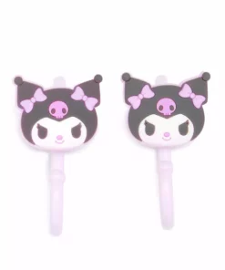 Japan Original Kuromi OSHI Grid System S-Hook (Set Of 2) Characters 8 Japan Original Kuromi OSHI Grid System S-Hook (Set Of 2) Characters