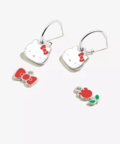 Alex And Ani Characters Hello Kitty X Alex & Ani Huggie Hoop Earrings (Silver)