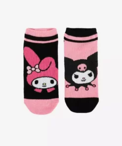 BIOWORLD My Melody & Kuromi X Dumbgood Mismatched Socks Characters