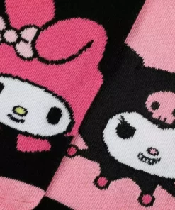 BIOWORLD My Melody & Kuromi X Dumbgood Mismatched Socks Characters
