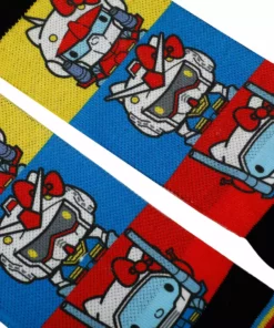 BIOWORLD Characters Hello Kitty X Gundam Crew Socks