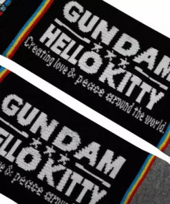 BIOWORLD Characters Hello Kitty X Gundam Crew Socks 7 BIOWORLD Characters Hello Kitty X Gundam Crew Socks
