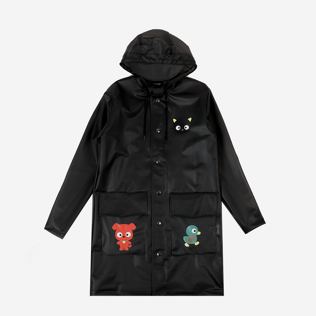 BIOWORLD Chococat X Dumbgood Vinyl Coat Characters 3 BIOWORLD Chococat X Dumbgood Vinyl Coat Characters